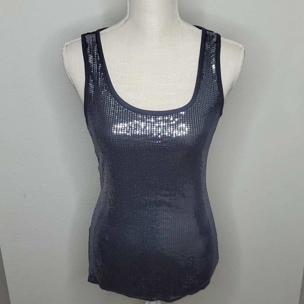 3/$15 🌴 Maurices Size S Silver Sequined Tank